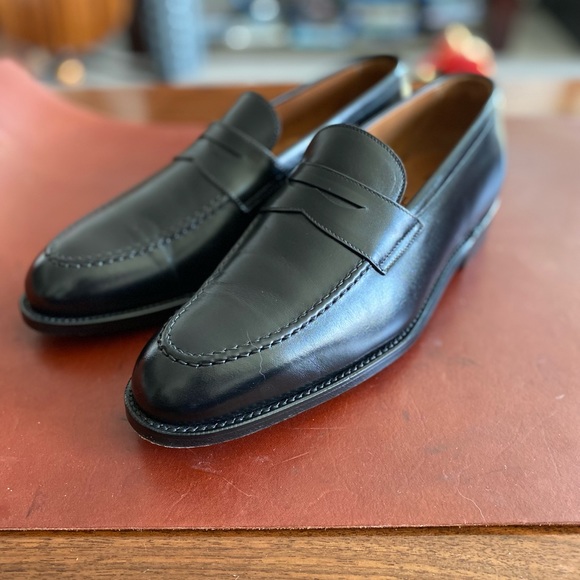 Lof & Tung Black Garcia Penny Loafer - Size US7/UK6 - Picture 7 of 8